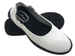 Sandbaggers Ladies Golf Shoes - LYN White Ballet