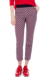 Swing Control Ladies 28" Pull On Print Golf Ankle Pants - Coins Print