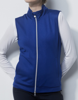 Daily Sports Ladies MIRANDA Sleeveless Full Zip Golf Vests - Spectrum Blue