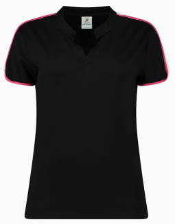 Daily Sports Ladies CLICHY Cap Sleeve Golf Shirts - Navy
