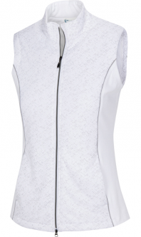 GN Ladies ML75 Haley Sleeveless Full Zip Golf Vest - ASTRAL (White)