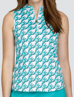 SPECIAL Tail Ladies Freda Sleeveless Print Golf Shirts - SAVANNAH DELIGHT (Tesselation)