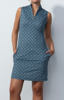 Daily Sports Ladies & Plus Size TWINE Sleeveless Geometric Print Golf Dress