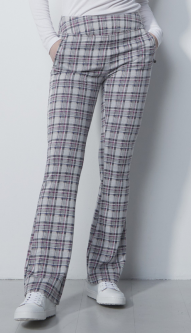 Daily Sports Ladies DIEPPE Pull On Print Golf Pants - Check