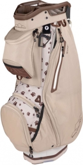 Sun Mountain Ladies 2023 Sync Golf Cart Bags - Pearl/Taupe/Paws