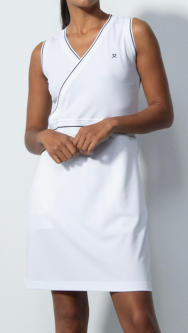 Daily Sports Ladies PARIS Sleeveless Golf Dress - White
