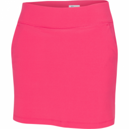 SPECIAL GN Ladies 17" Back Pleat Pull On Golf Skorts - ESSENTIALS (Strawberry & Peony)