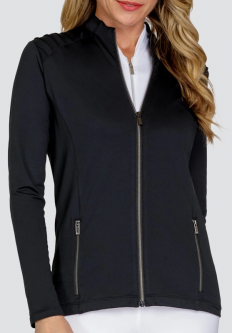 Tail Ladies Siona Full Zip Golf Jackets - ESSENTIALS (Onyx Black)