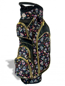 Taboo Fashions Ladies Monaco Premium Lightweight Golf Cart Bags - Sugar Skulls