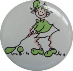 BOG Ball Marker & Shiny Nickel Visor Clips - Driving Golf Gals (Green)