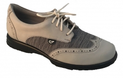 SPECIAL Sandbaggers Ladies Golf Shoes - CHARLIE Heathered Tweed Gray