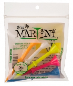 Martini - Golf Tees - Step Up Tees  3-1/4"(Mixed Colors)